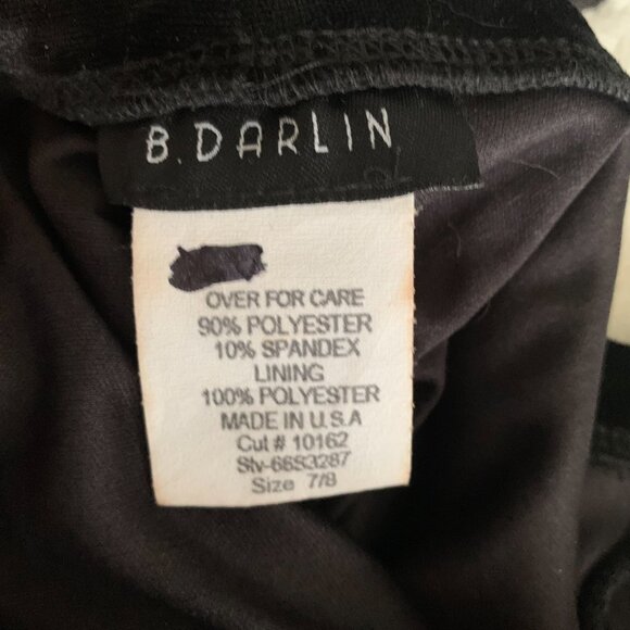 Vintage Y2K Black Crushed Velvet Babydoll Empire Waist Halter Dress - Picture 9 of 13